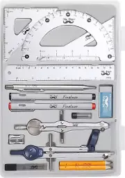 - Professional Geometry Set, 15 Pcs, Geometry Kit for Artists and Students, Geom