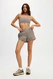 [Body] Body - 365 Keyhole Crop - Desert grey M DESERT GREY