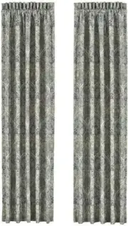 New J. Queen New York Miranda 2 Lined Pole Top Drapery Panels in Spa Color