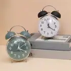 Twin Bell Alarm Clock with Silent Operation and Convenient Night Light Feature