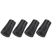 4 pcs Replacement Rubber Tips End for Hiking Stick Walking Trekking Poles6738