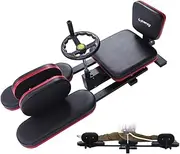 Force Leg Split Stretcher Stretching Machine Home Gym Training (Black+Red) Fitness