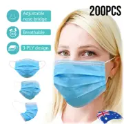 4x Face Mask 3 Layer Protective Mouth Masks Filter Respirator Daily AU STOCK NEW