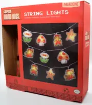 Nintendo Super Mario Bros String Lights - Battery Operated - Paladone 2023 - New