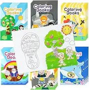 Zainpe 24Pcs Christian Bible Stories Coloring Books for Kids Easter DIY Art Drawing Book with Jesus Noah's Ark Crosses Pattern Color Booklet for School Classroom Rewards Party Favors Supplies