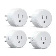 Smart Plug, WiFi Plugs Work with Alexa & Google Assistant, Smart Outlet with 4