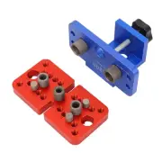 Woodworking Dowel Jig Locator Drill Guide Puncher Kit 3 in 1 Hole Punch Tool