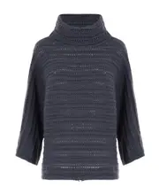 open-knit cashmere pullover XS Black