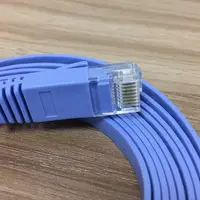 在飛比找松果購物優惠-(2M)CAT6網路線 扁平型 RJ45 32AWG 透明接