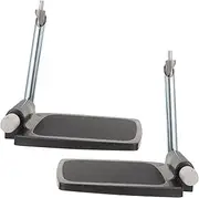 1 Pair Sturdy Wheelchair Pedal with Elevating Design Replaceable Footrest for Comfortable Leg Support for All Ages Easy to Use Store Lightweight Portable