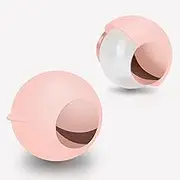 AOBEKOS Extra Sticky Lint Roller for Pet Hair, Portable Reusable Gel Lint Rollers Ball, Washable Dust Pet Hair Lint Remover for Clothes, Furniture, Carpet,Dog & Cat Hair Removal Sticky Cleaner (Pink)