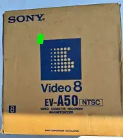 New Old Stock Rare Sony Video 8 EV-A50 Cassette Recorder In Box