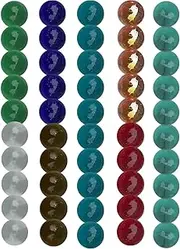 Kids Marble Games | Handmade Colorful Round Marble Crafts | Multiple Color Decorative Planet Marble Stone for Aquarium, Vases, Table, Crafts