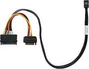 [HighPoint] 8643-8639-50 Cable - SFF-8643 to U.2 SFF-8639 Connector with 15-pin SATA Power Connector