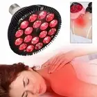LED Red Infrared Light Combo Therapy Lamp Device Heating Skin Care Pain Relief