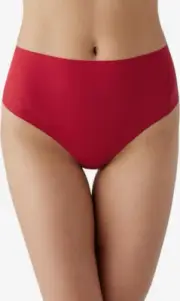 b.tempt.d by WACOAL b.bare Hi Waist Thong Panties Haute Red Size Small $14 - NWT