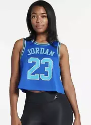 JORDAN WOMENS ESSENTIAL JERSEY (GAME ROYAL) SIZE MEDIUM NEW WITH TAG DD0285-480