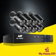 UL-tech CCTV Home System Security Camera 8CH DVR 1080P HD Outdoor IP Day Night