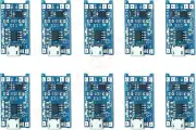 10Pcs TP4056 Micro USB Port 5V 1A 18650 Lithium Battery Charger Board W/ Protect