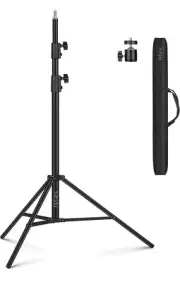 Sdfghj Aluminum Spring Cushioned Lighting Stand with Carry Bag