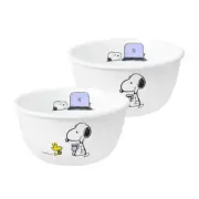CORELLE Snoopy Brunch Rice Bowl (Set of 2) 325ml/ 10.9 fl oz