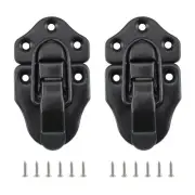 HOME MASTER HARDWARE 2 Pack Duckbilled Hasp Latch Chest Latch Toggle Hasp Lat...