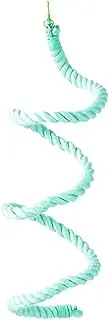 Parrot Rope Perch | Flexible Bird Swings for Parrots Cockatiel Peony - Reusable Colorful Chewing Toys Macaw Stand Cotton Ladder
