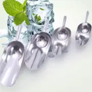 Rice Scooper French Fries Scoop Ice Cube Scoop Metal Tea Scoops