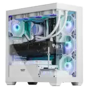 darkFlash ATX Mid-Tower PC Case, Pre-Install 4 PWM ARGB Fans Computer Case, F...