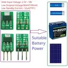 DC Tiny Out 1A 1.2V-5V 80MV Drop Voltage 60uA Standby Step-Down Buck LDO Module