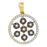 3/8CT-Diamond BROWN FASHION PENDANT