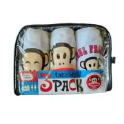 Vintage Paul Frank Womens Underwear Set, Julius the Monkey, Briefs, White, Large