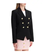 Balmain Double Breasted Blazer FR38,FR40 Black