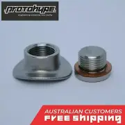 Saddle O2 Oxygen Sensor Bung 304 SS M18x1.5mm Weld On Kit w/Plug & Washer