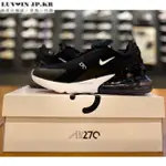 【日韓連線】NIKE AIR MAX 270 黑 白勾 氣墊 男女鞋潮流 AH8050-002