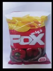 شيبس4 Packages of Fox's Crispy Potato Chips With PaprikaFlavor. Package Weight