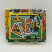Vintage 1994 MIGHTY MORPHIN POWER RANGERS War Of The Zords CARD -NEW DAMAGED BOX