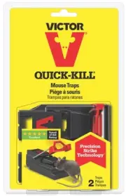 VICTOR M122 Quick-Kill Mechanical Mouse Trap (2-Pack) Pair