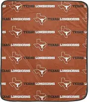 NCAA Texas Longhorns Repeat Logo Wordmark Ultra Soft Blanket