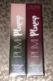 Lot Of 2- Ciate London Pump Plump Plumping Lip Gloss In Cherry Pop & Blossom Set