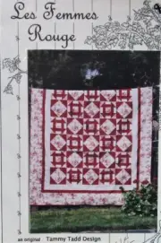 Les Femmes Rouge THE RED LADIES Quilt Pattern EASY Toile & Red Tammy Tadd Design