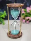 Sand Timer Brass Hourglass 3 min Vintage Nautical Antique Maritime Gift Decor