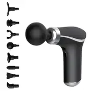 Fitsmart Hyper Pro Mini Fs-250 Vibration 3 Levels Massage Gun Device Black