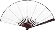 Healvian Light Up Fan LED Glowing Folding Handheld Fan for Parties Performances Decorations Material Portable Design Rave Accessory Batteries Not Included
