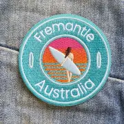 Fremantle Western Australia Travel Iron On Patch Destination Souvenir Gift Surf