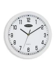 [Carven] 30cm Round White Wall Clock