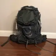 Osprey Xenith 105 Graphite Grey Large Multi-Day Hiking Camping Backpack Bag NEW