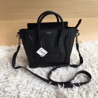 在飛比找蝦皮購物優惠-Celine Nano Luggage 黑色囧包