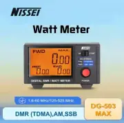 Nissei DG-503MAX Digital SWR and Power Meter for Analog and Digital Radios