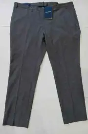 NWT Cole Haan Pants Mens 42x44 Grand 0S Wool/Polyester/Spande Gray Stretch Chino